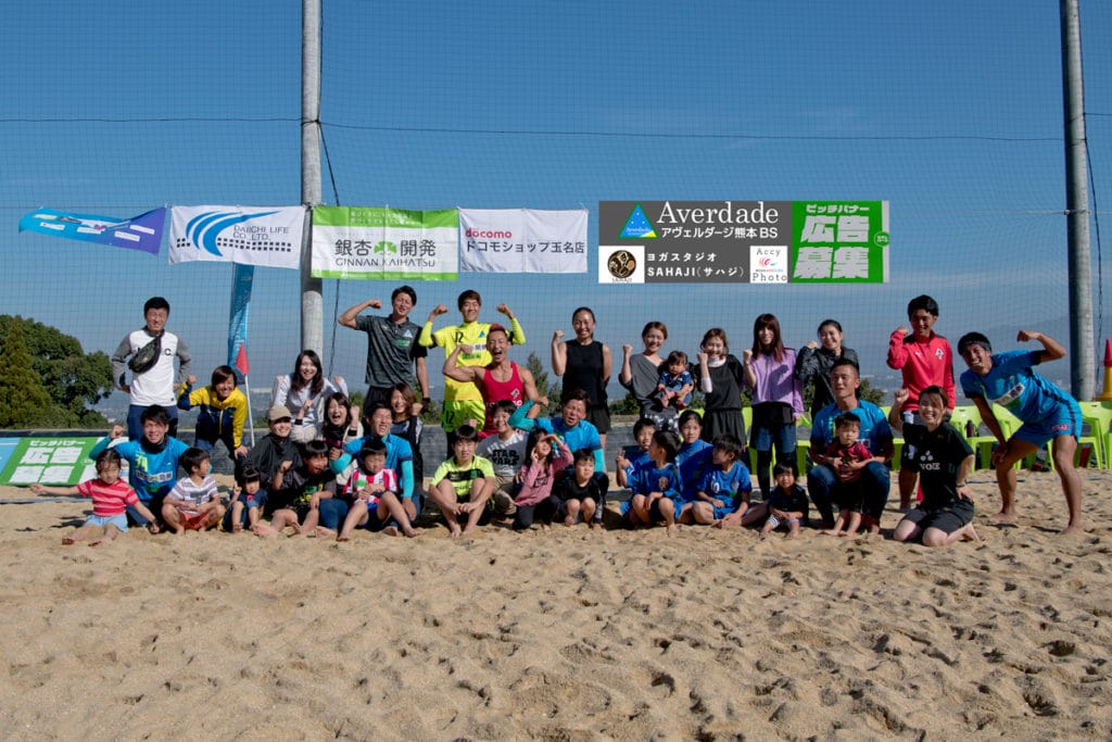 スポーツ・イベント出張写真撮影（ @watanabeakr ACCY）ヨガ教室サハジとビーチサッカー　アヴェルダージ